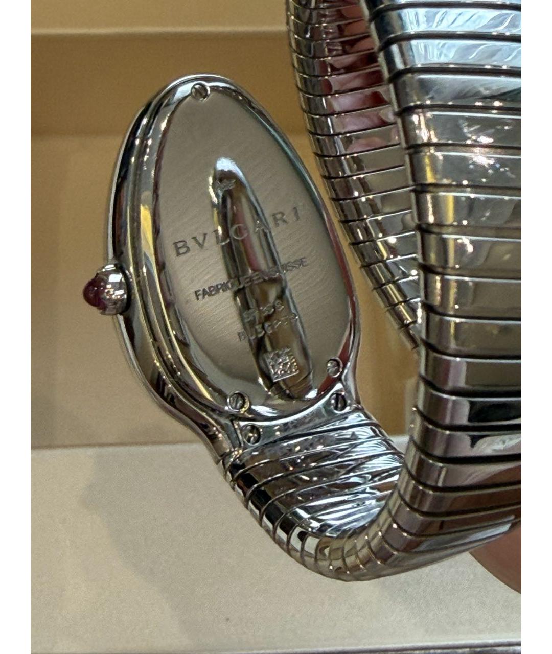 BVLGARI Серебряные стальные часы, фото 2