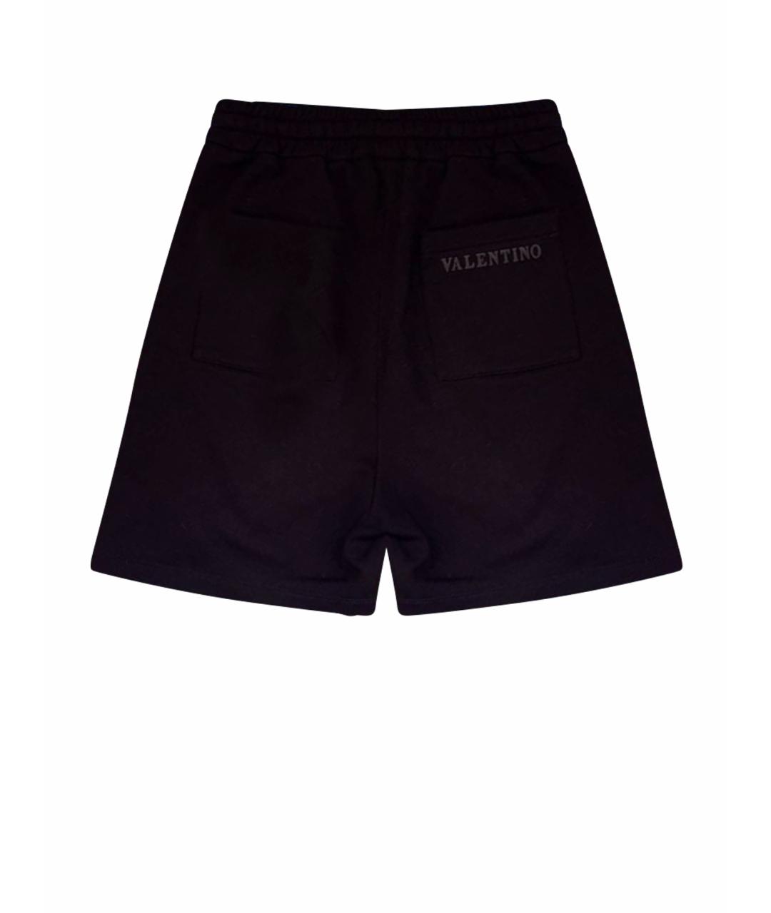 VALENTINO Черные хлопковые шорты, фото 1