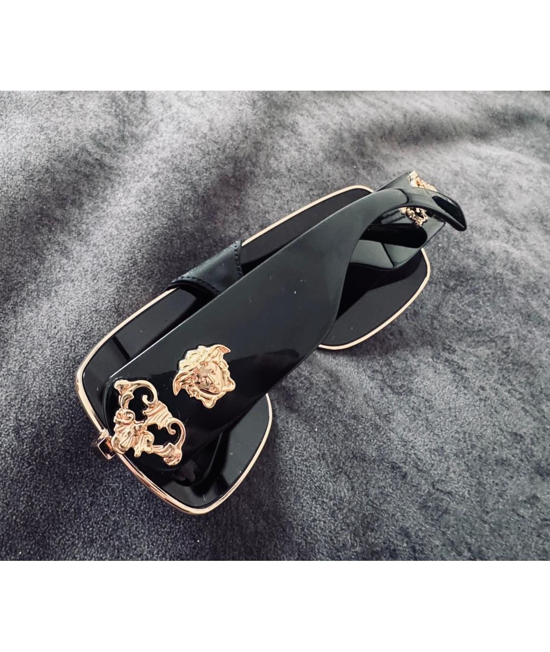 VERSACE Черные солнцезащитные очки, фото 2