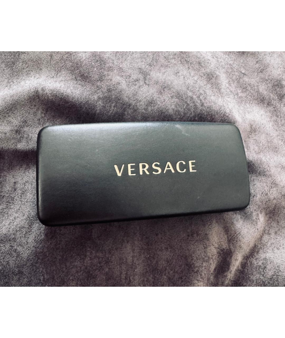 VERSACE Черные солнцезащитные очки, фото 4