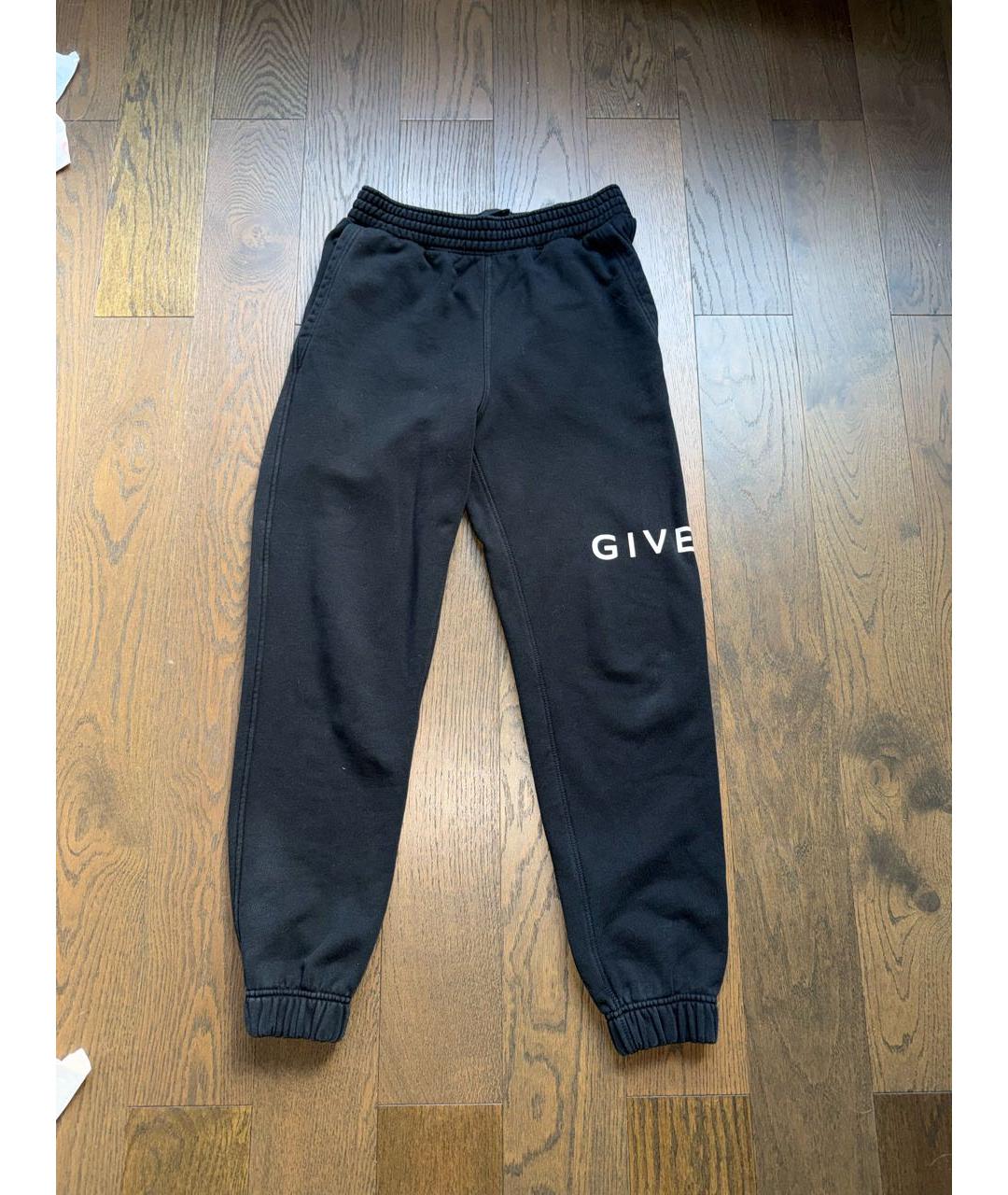 GIVENCHY Черные хлопковые спортивные брюки и шорты, фото 7