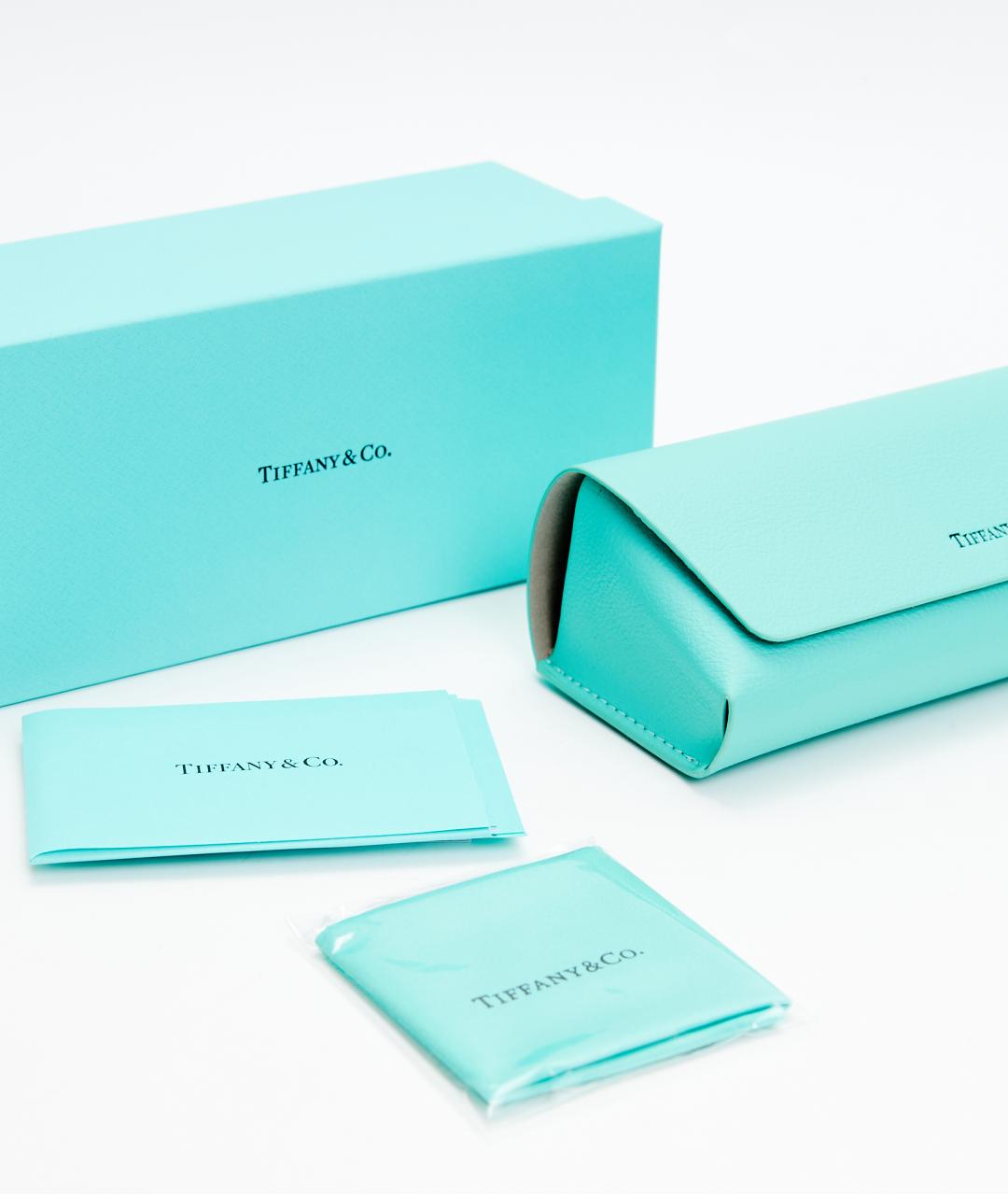 TIFFANY&CO Голубые металлические солнцезащитные очки, фото 5