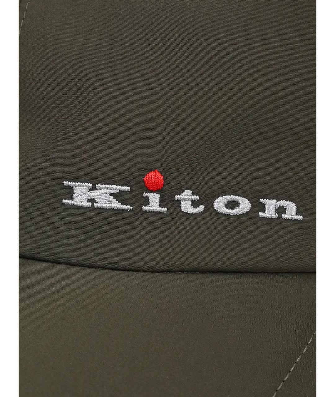 KITON Зеленая кепка/бейсболка, фото 3