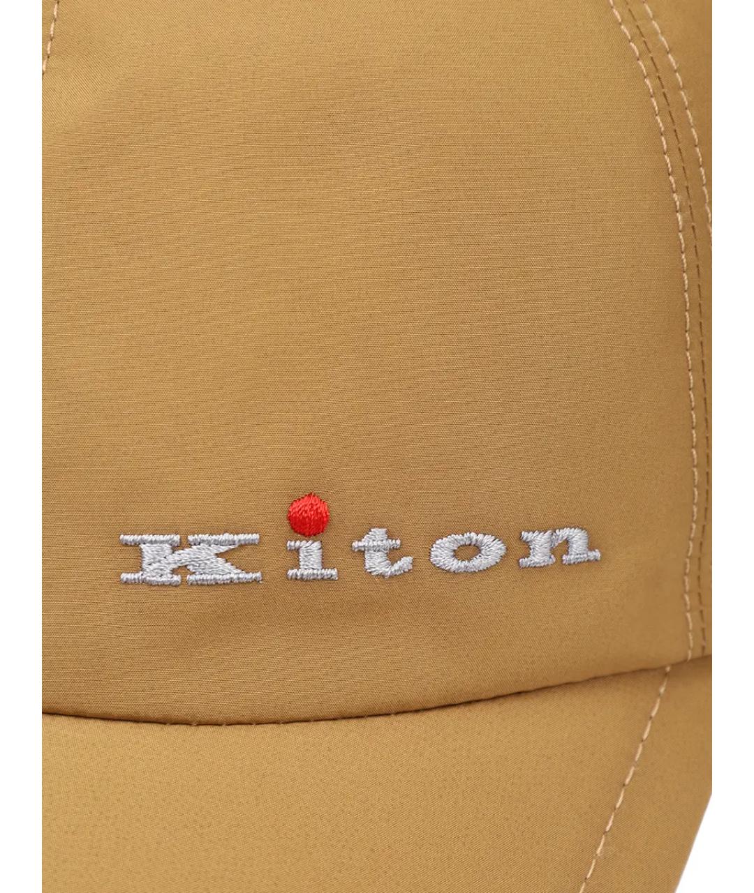 KITON Бежевая кепка/бейсболка, фото 3