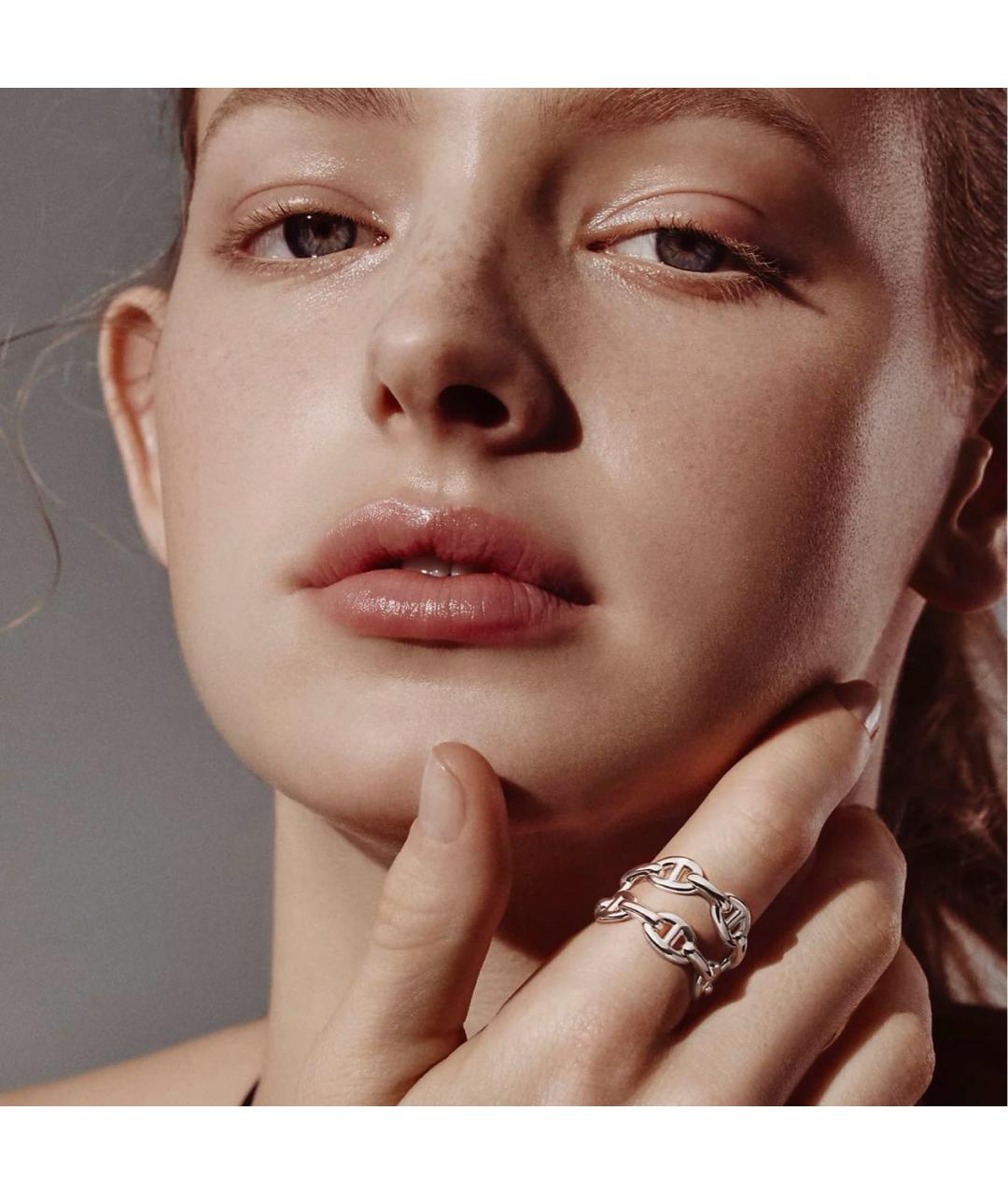 HERMES Серебряное серебряное кольцо, фото 8