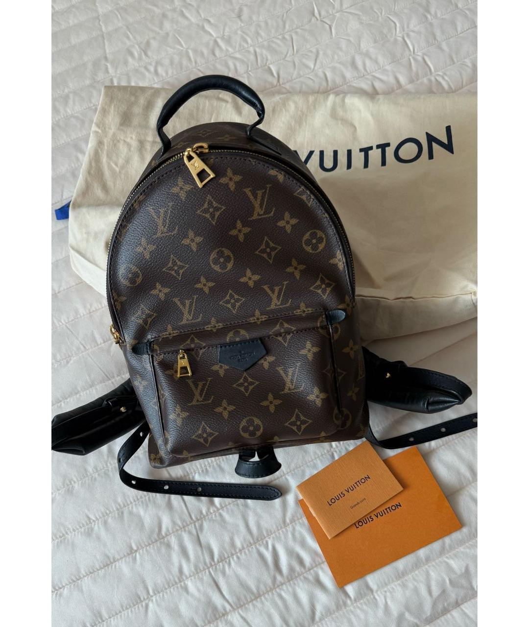 LOUIS VUITTON Коричневый рюкзак из канвы, фото 5