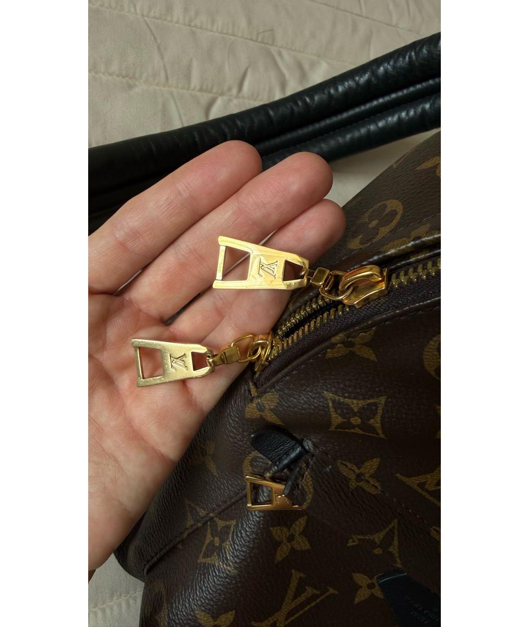 LOUIS VUITTON Коричневый рюкзак из канвы, фото 7