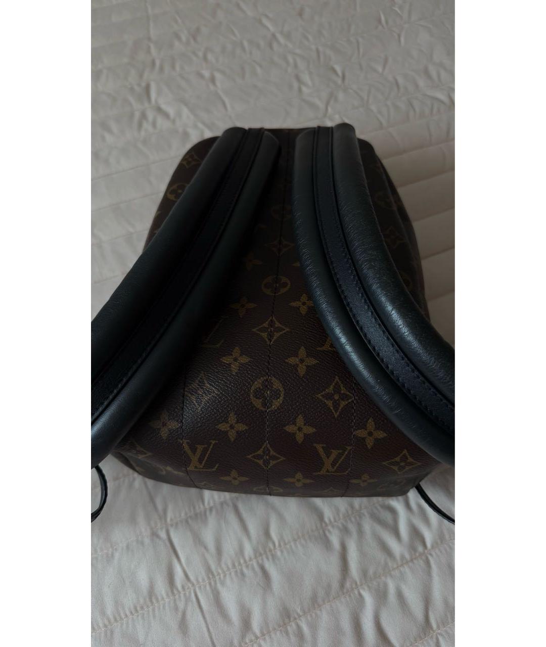 LOUIS VUITTON Коричневый рюкзак из канвы, фото 3