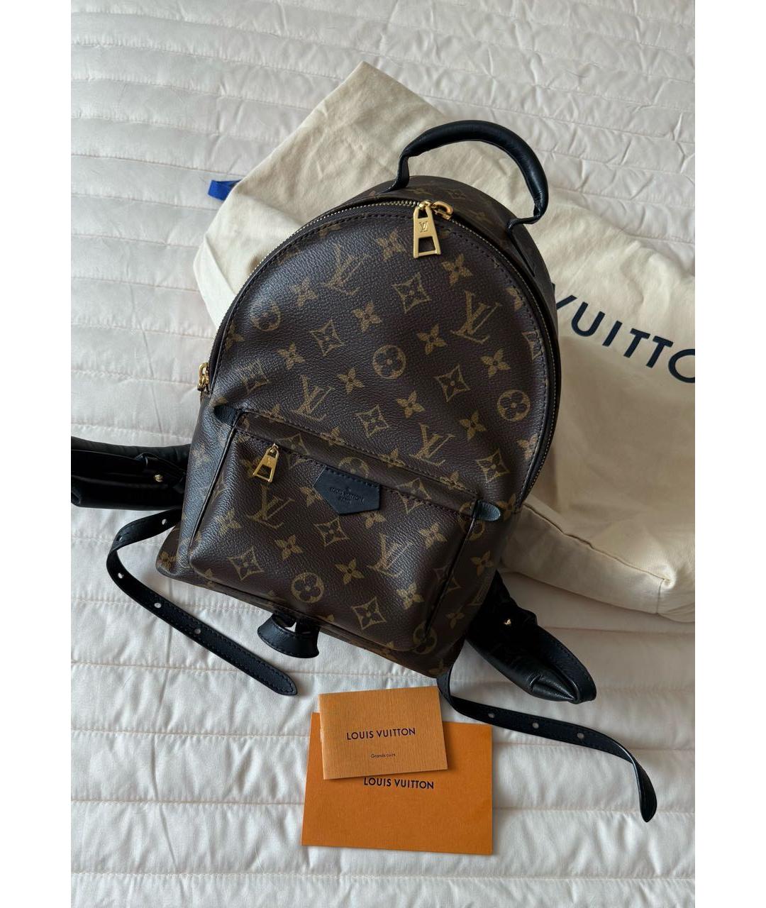 LOUIS VUITTON Коричневый рюкзак из канвы, фото 2