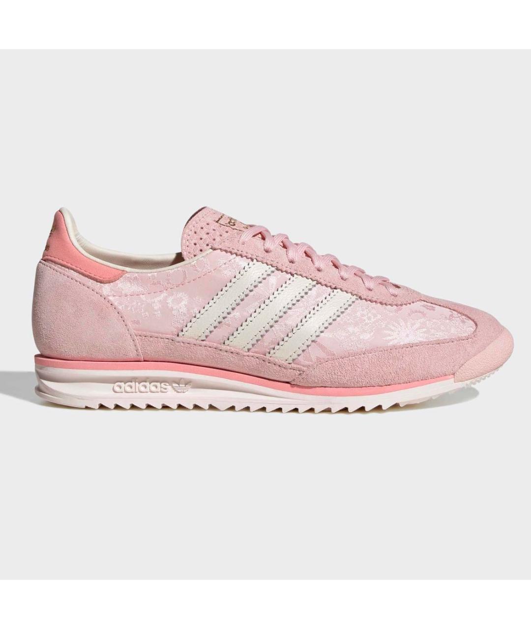 ADIDAS Розовые замшевые кроссовки, фото 9
