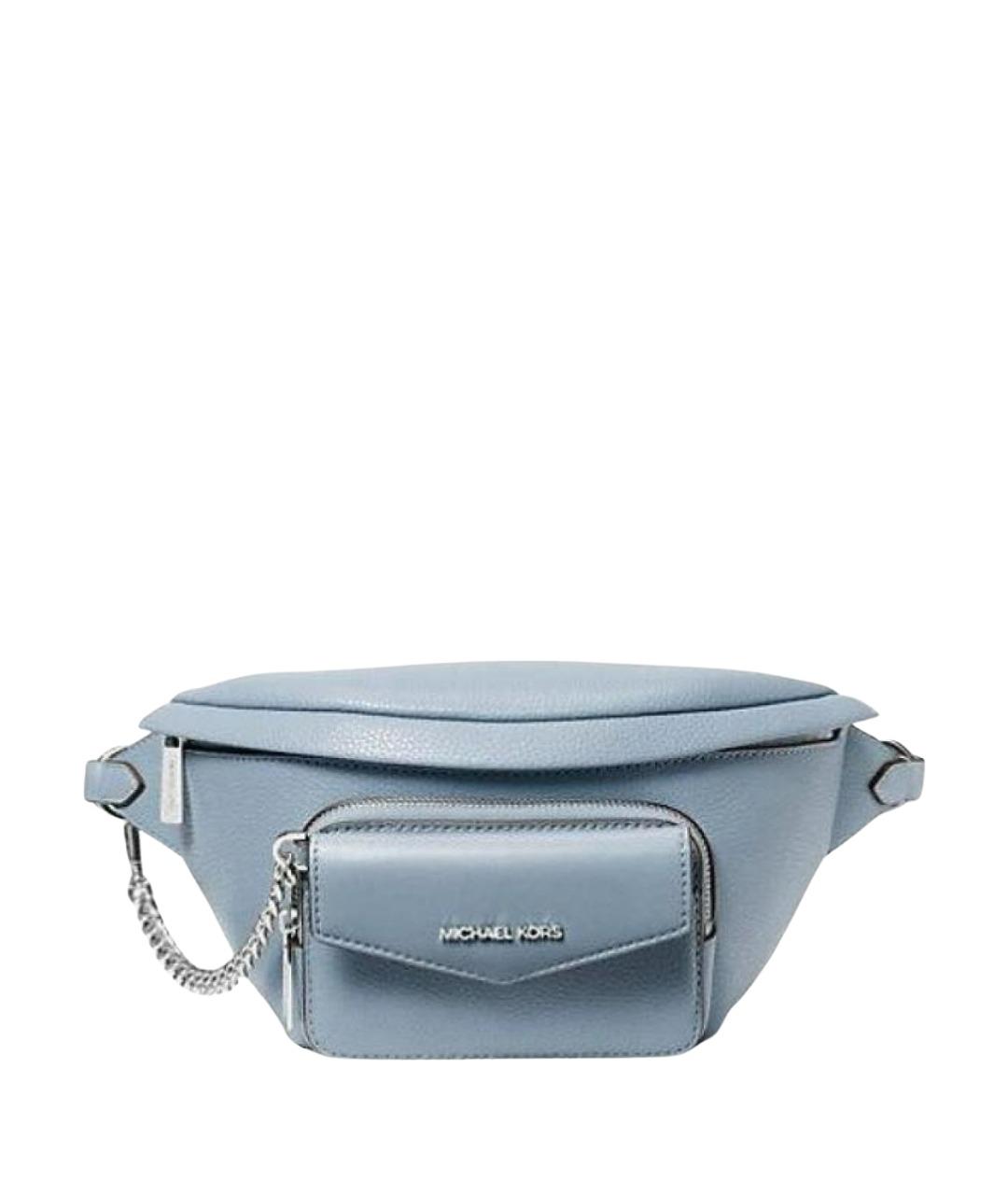 MICHAEL KORS Голубая поясная сумка, фото 1
