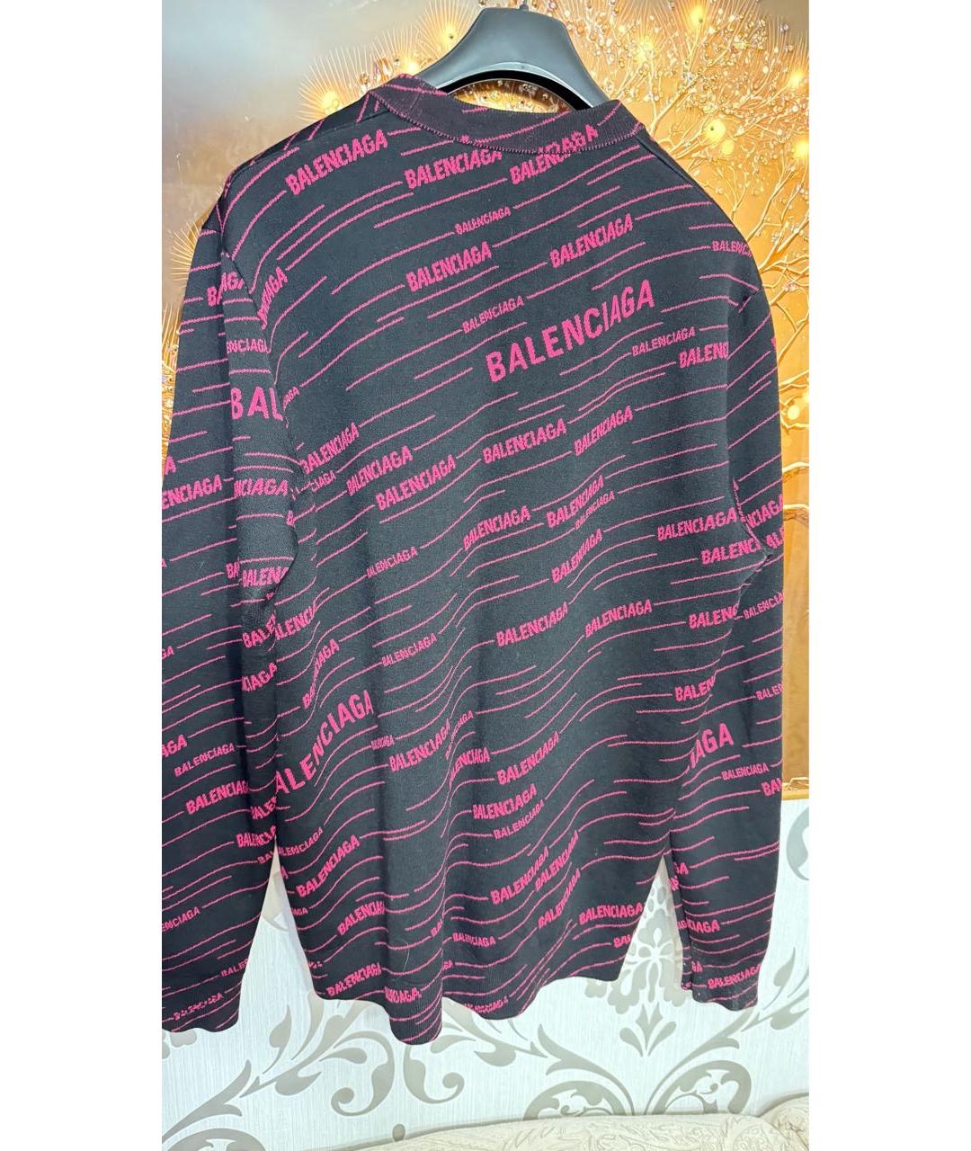 BALENCIAGA Бордовый джемпер / свитер, фото 2