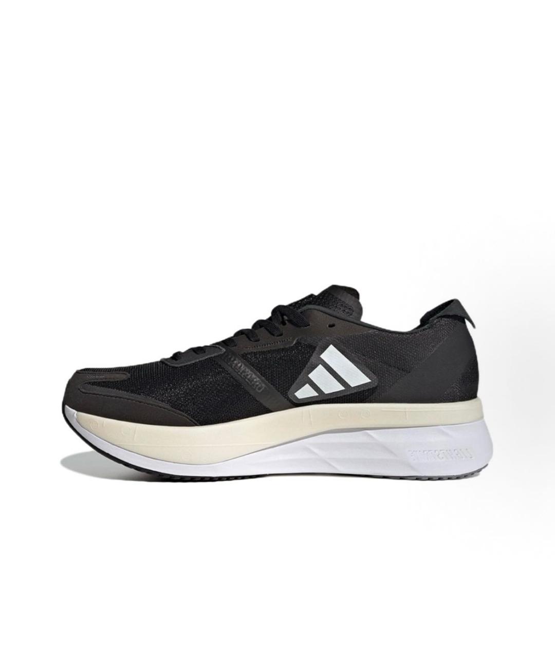ADIDAS Черные текстильные низкие кроссовки / кеды, фото 2