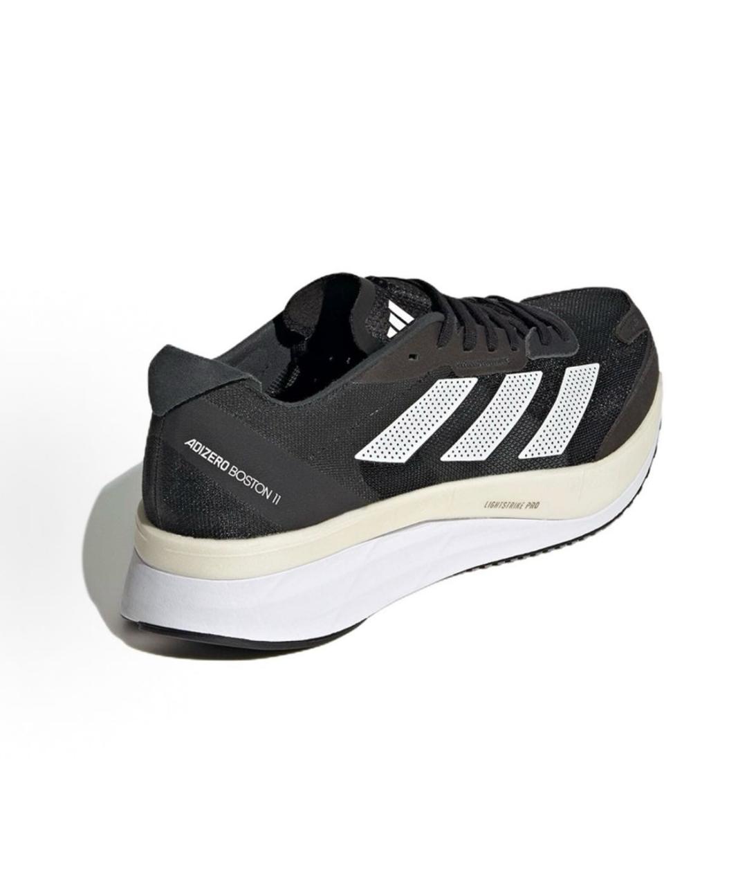 ADIDAS Черные текстильные низкие кроссовки / кеды, фото 4