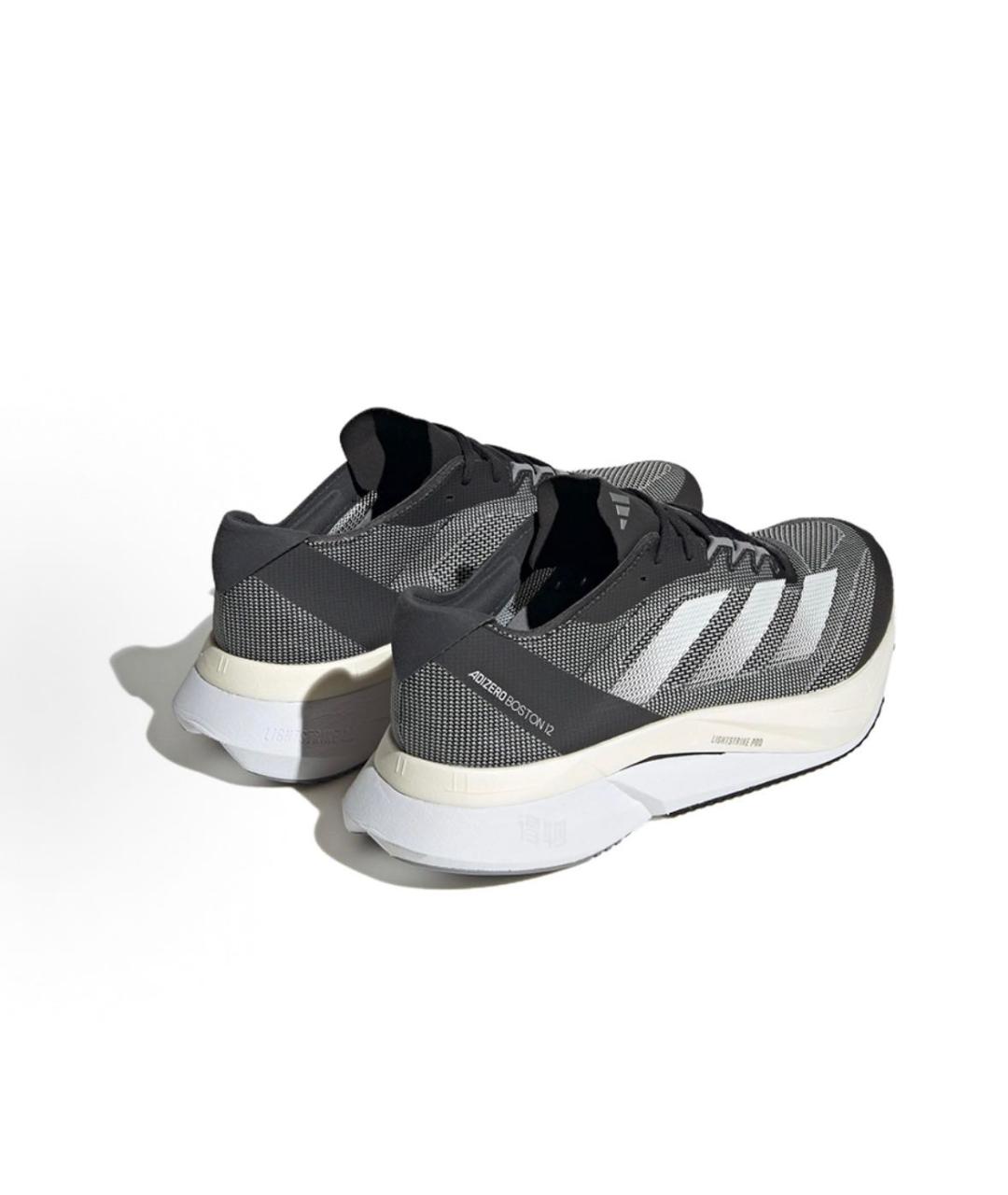 ADIDAS Черные текстильные низкие кроссовки / кеды, фото 3