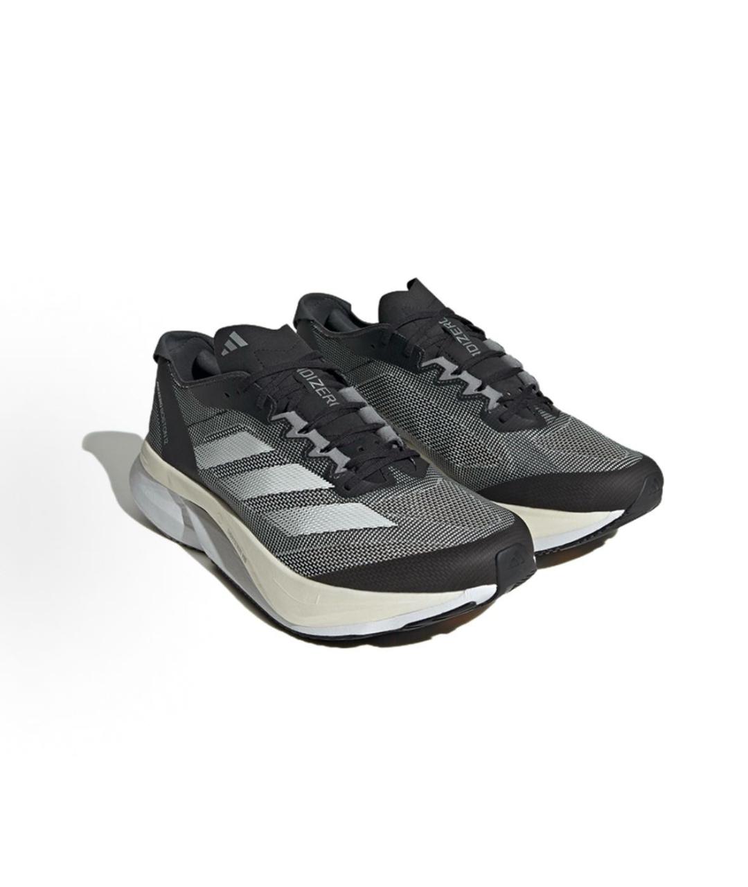 ADIDAS Черные текстильные низкие кроссовки / кеды, фото 2