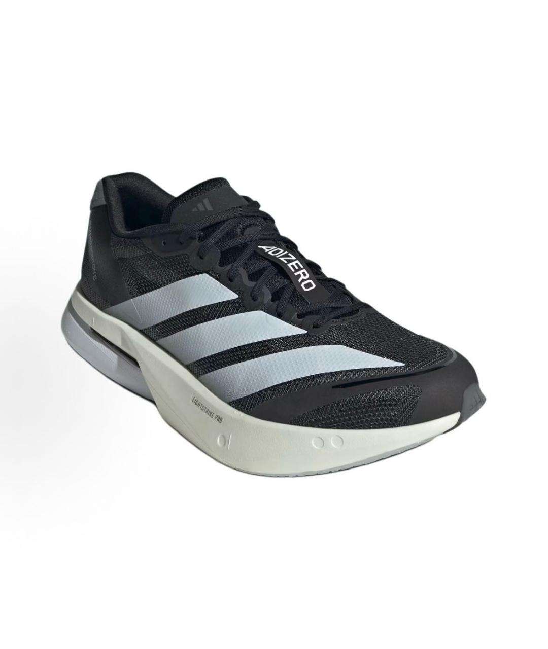 ADIDAS Черные текстильные низкие кроссовки / кеды, фото 3