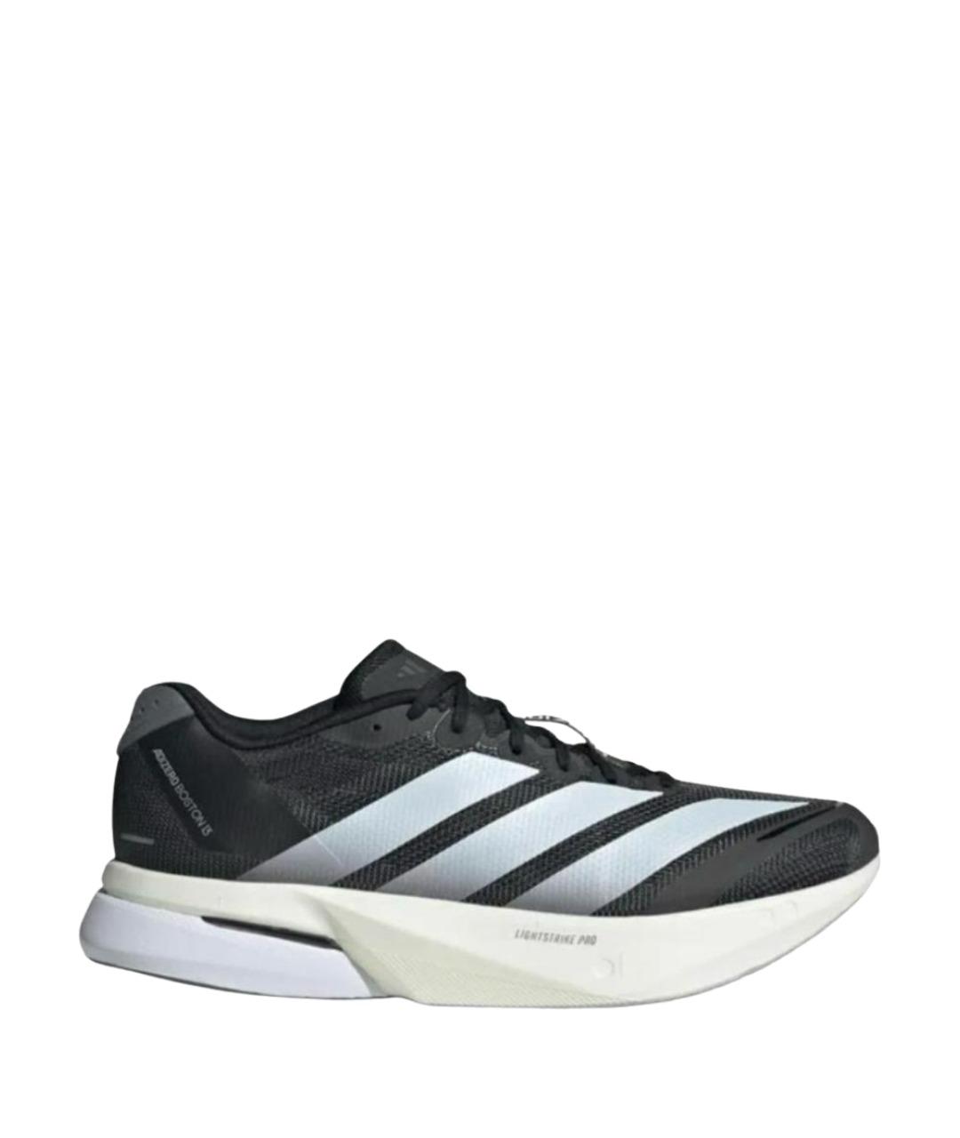 ADIDAS Черные текстильные низкие кроссовки / кеды, фото 1