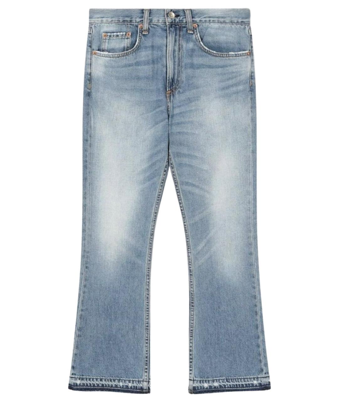 RAG & BONE Голубые хлопковые джинсы клеш, фото 1