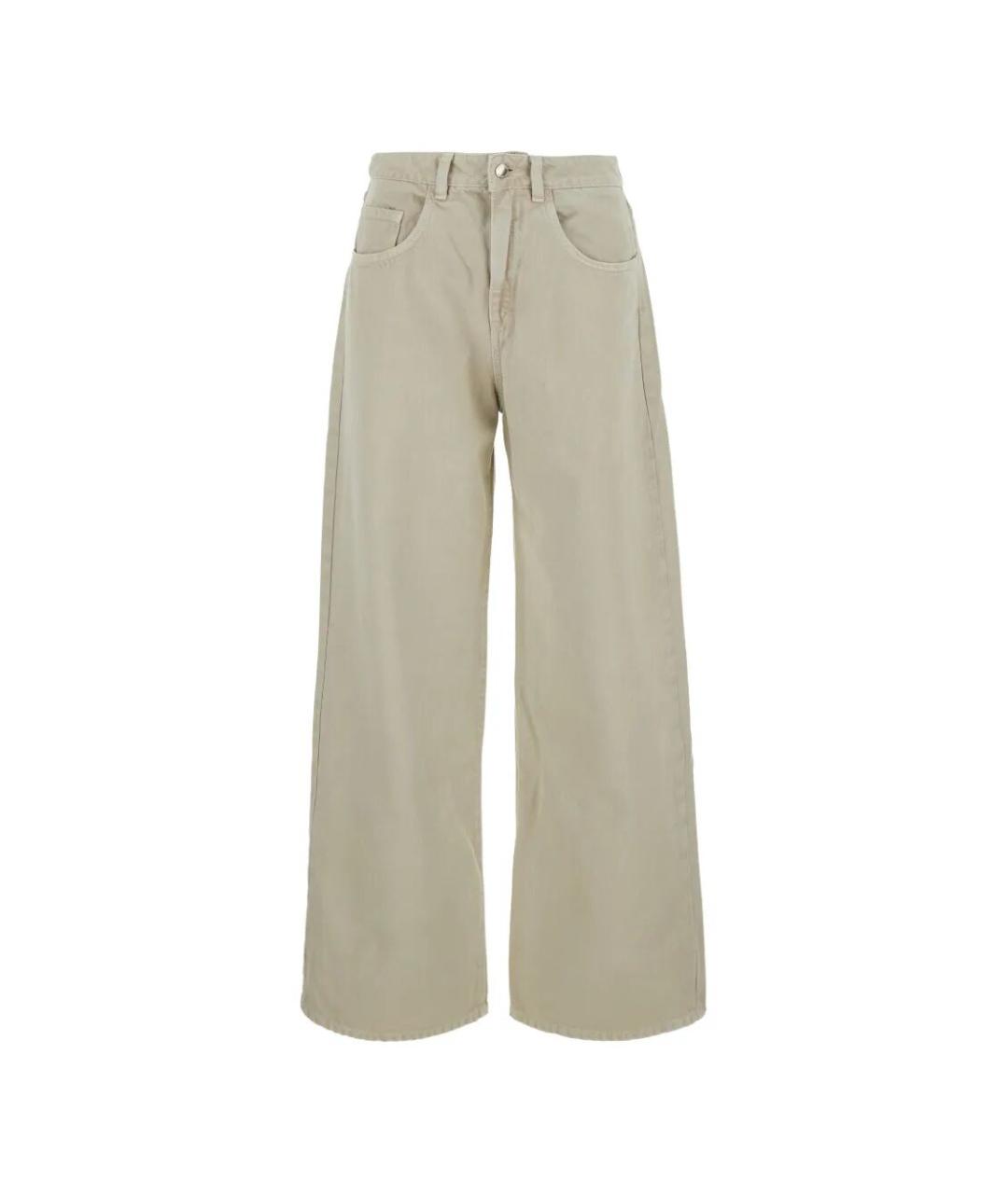 ICON DENIM Белые хлопковые джинсы клеш, фото 1