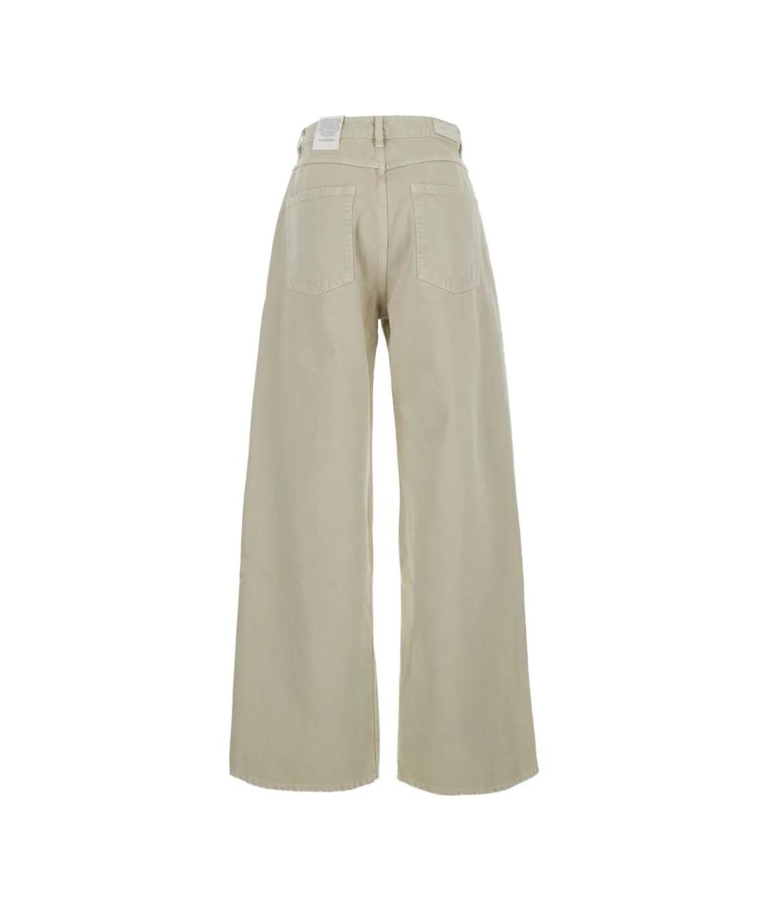 ICON DENIM Белые хлопковые джинсы клеш, фото 2