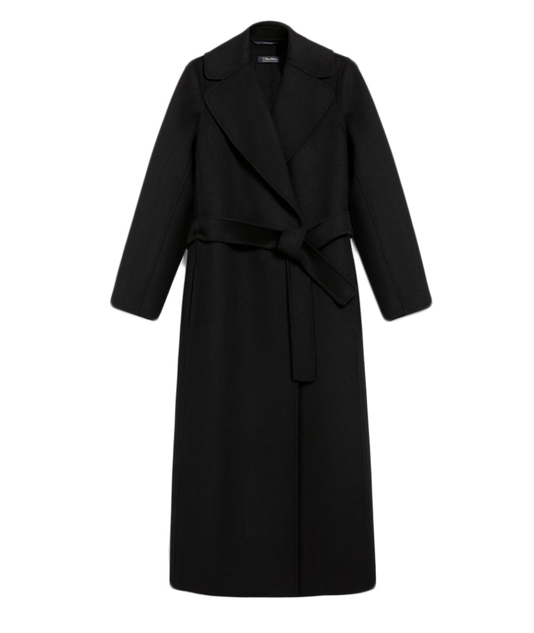 MAX MARA Черное шерстяное пальто, фото 1