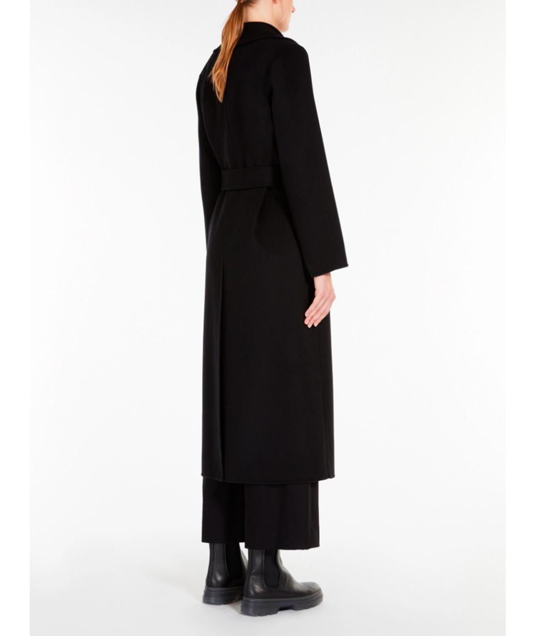 MAX MARA Черное шерстяное пальто, фото 4