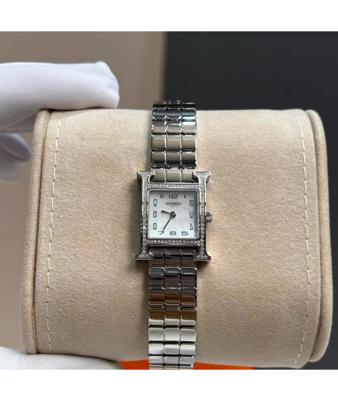 HERMES Серебряные часы, фото 2