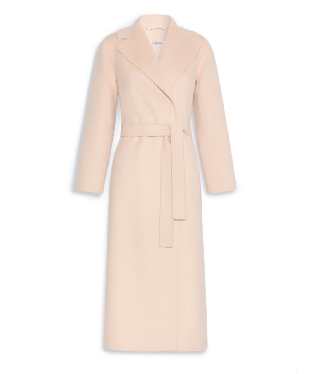 MAX MARA Бежевое шерстяное пальто, фото 1