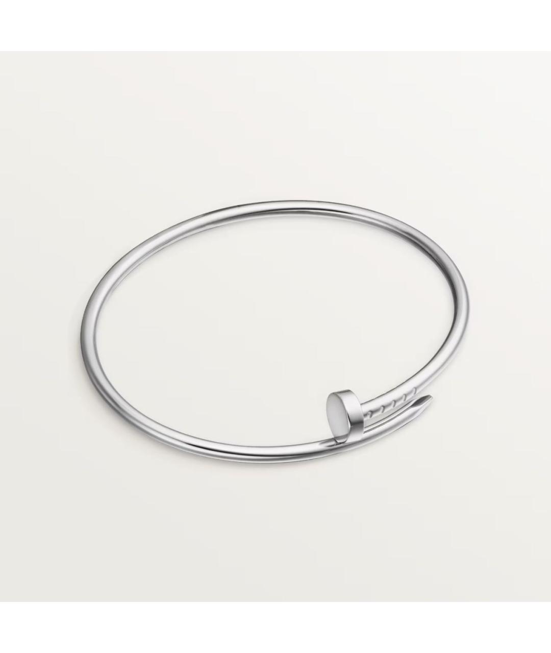 CARTIER Серебряный браслет из белого золота, фото 4