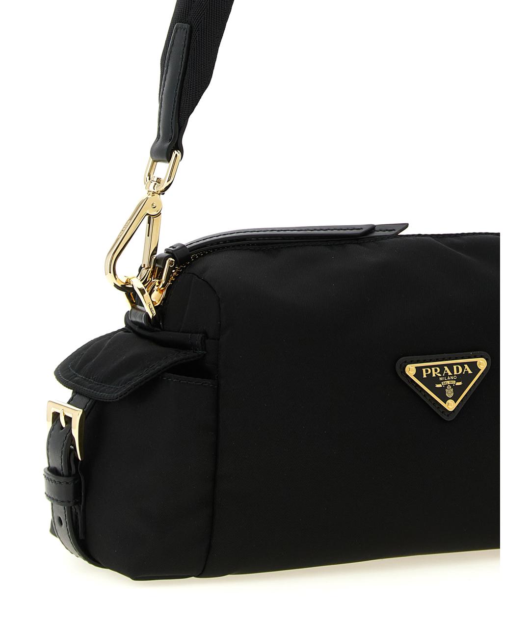 PRADA Черная нейлоновая сумка через плечо, фото 3