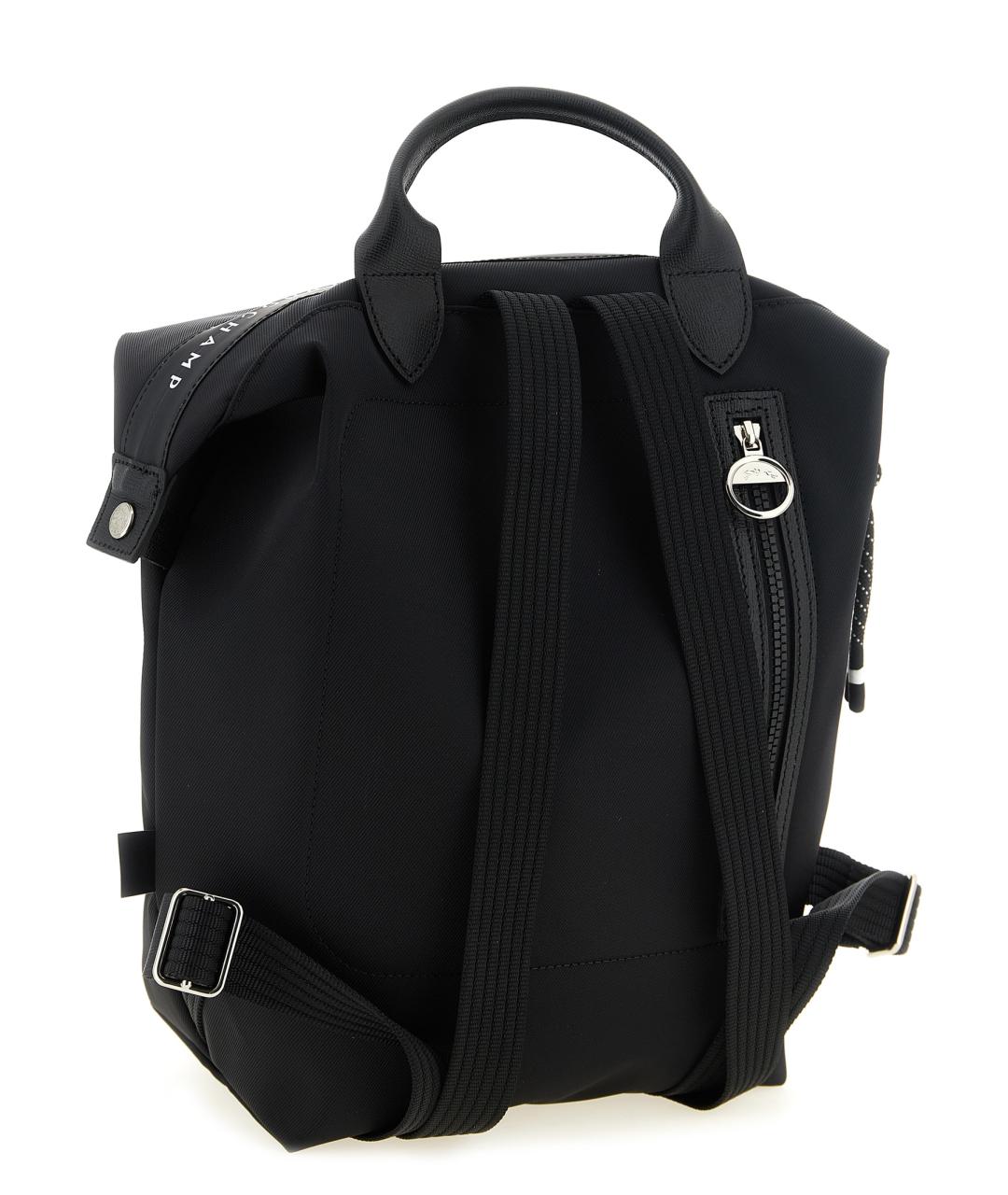 LONGCHAMP Черный синтетический рюкзак, фото 2