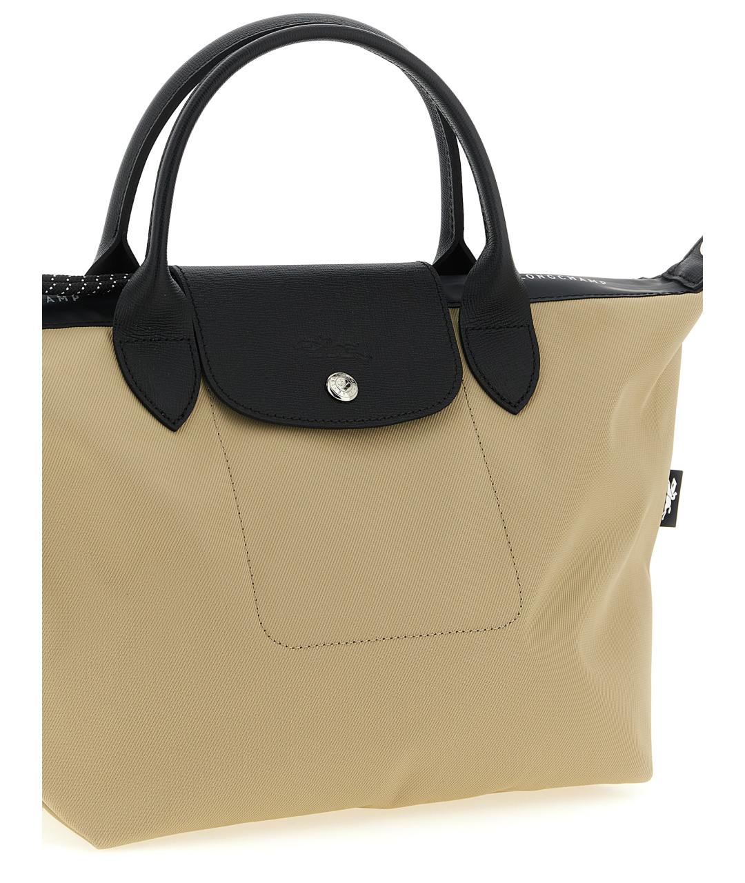 LONGCHAMP Бежевая синтетическая сумка тоут, фото 3