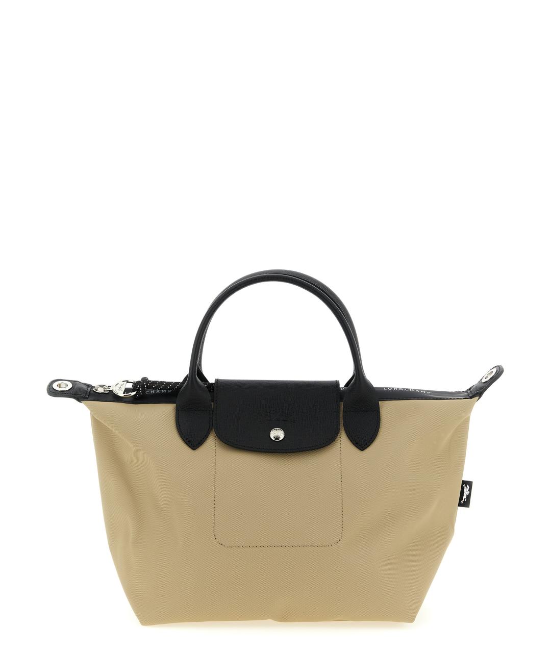 LONGCHAMP Бежевая синтетическая сумка тоут, фото 1