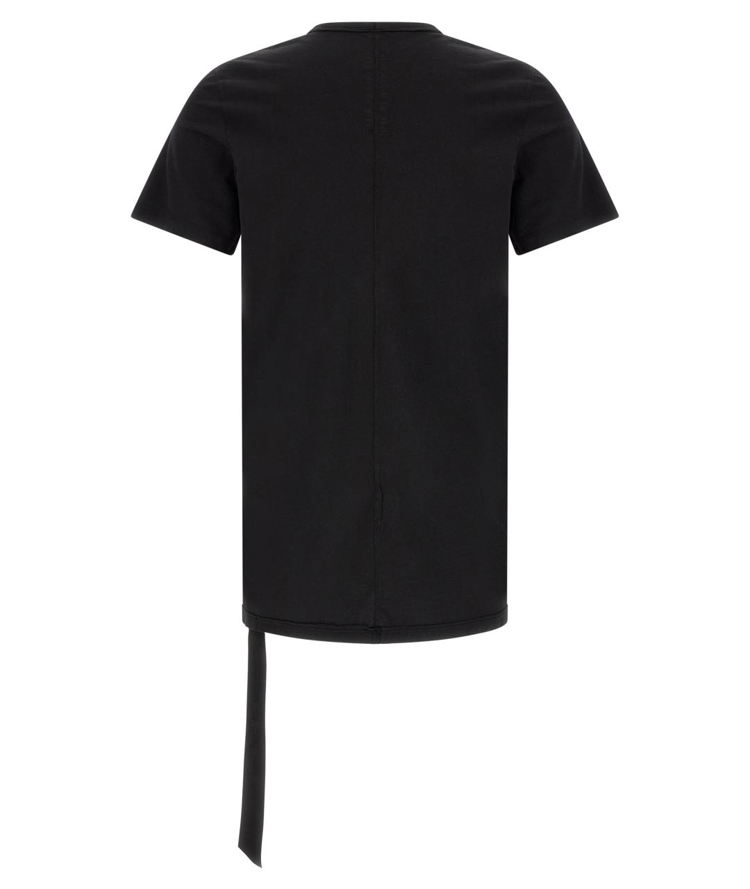 RICK OWENS DRKSHDW Черная хлопковая футболка, фото 2