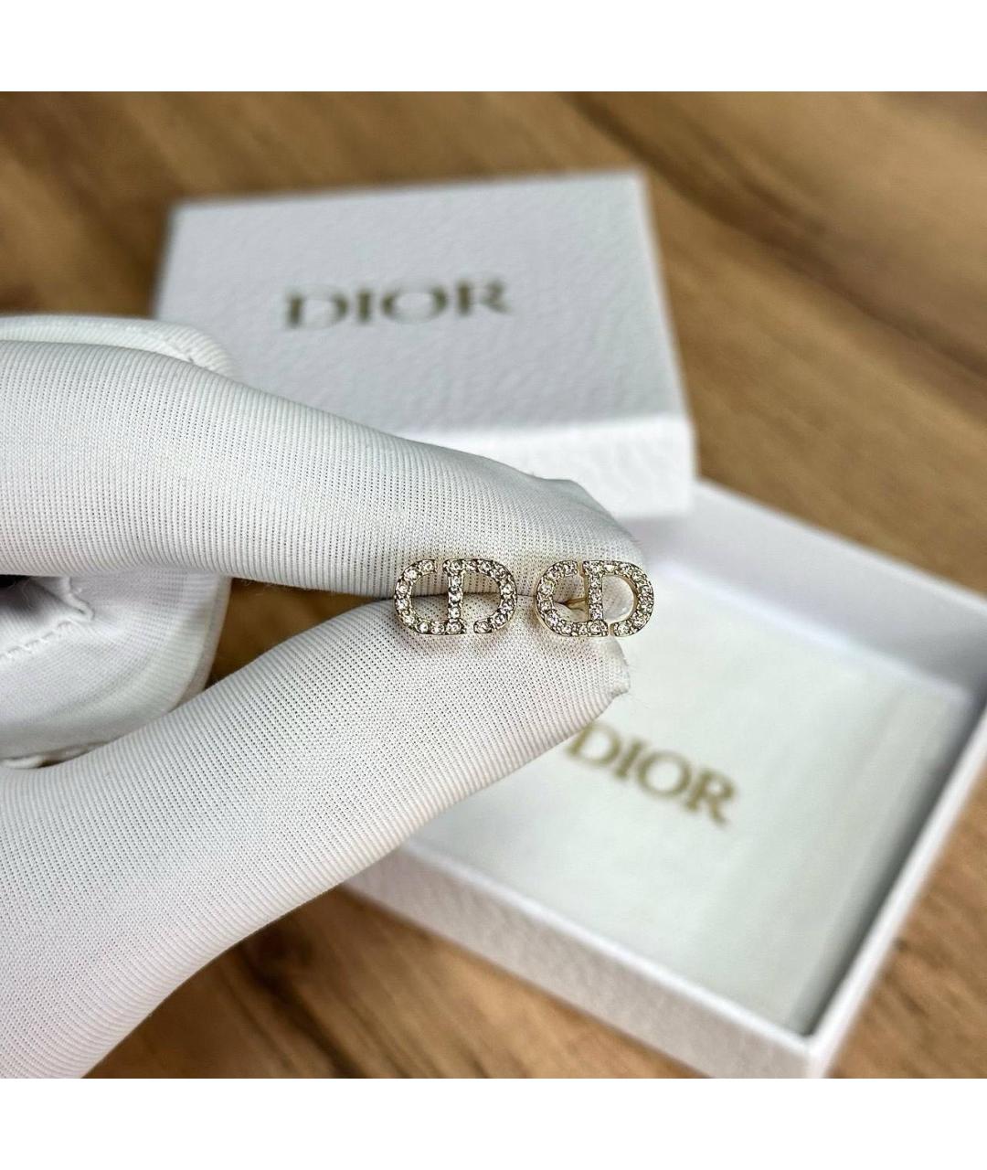 CHRISTIAN DIOR Золотые серьги, фото 2
