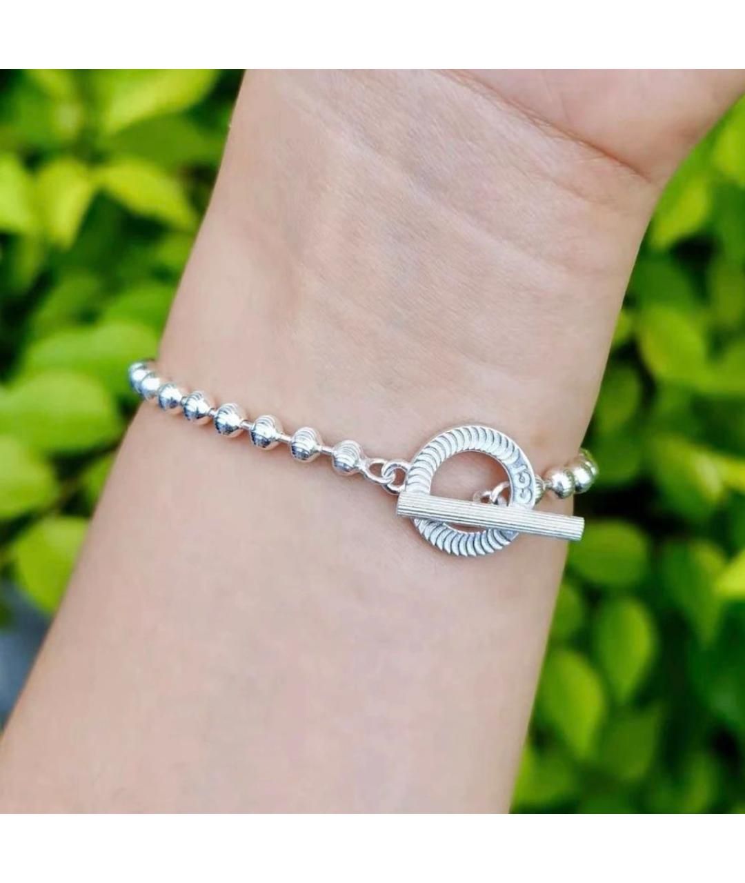 GUCCI Серебряный браслет, фото 3