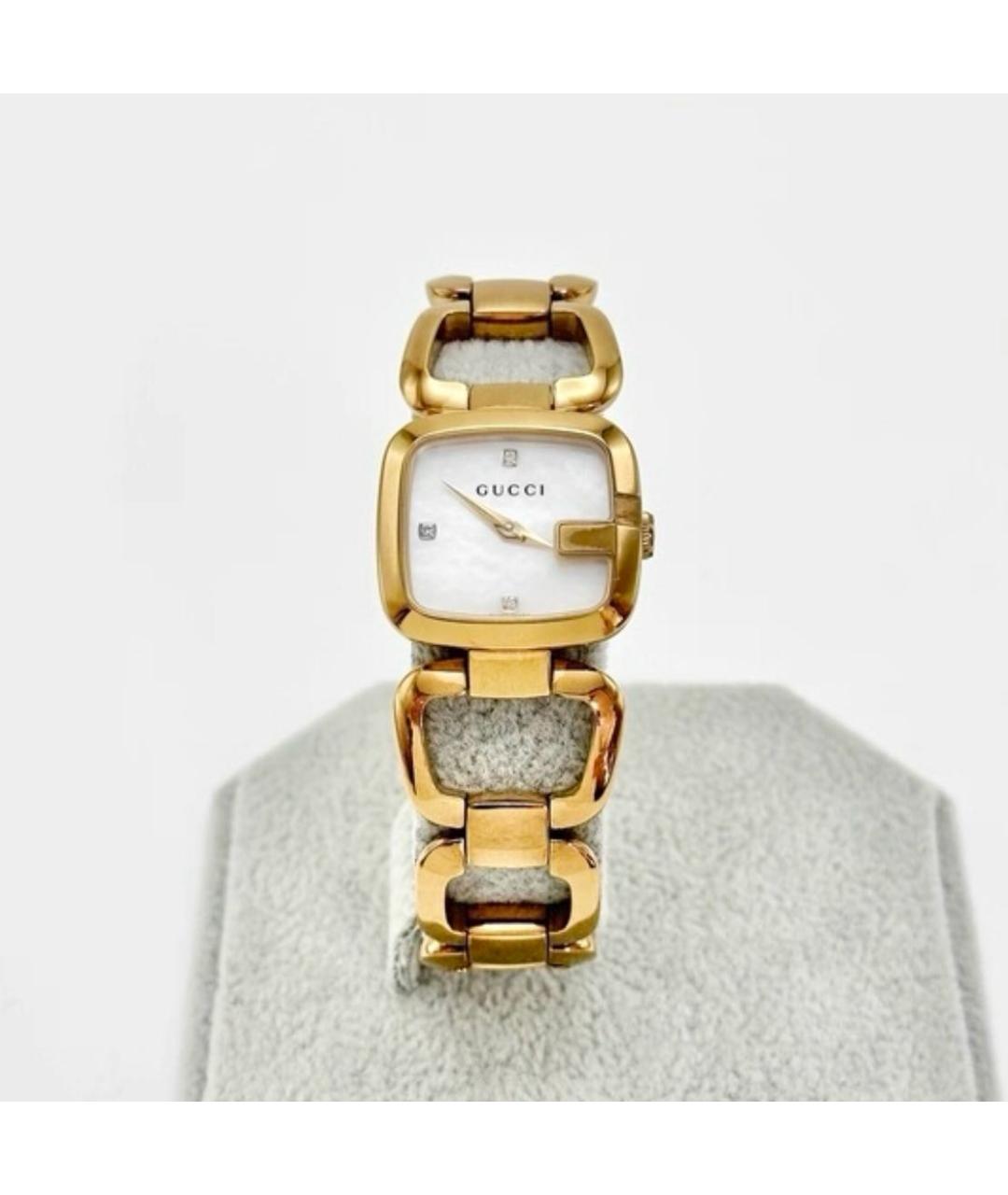 GUCCI Золотые часы, фото 5