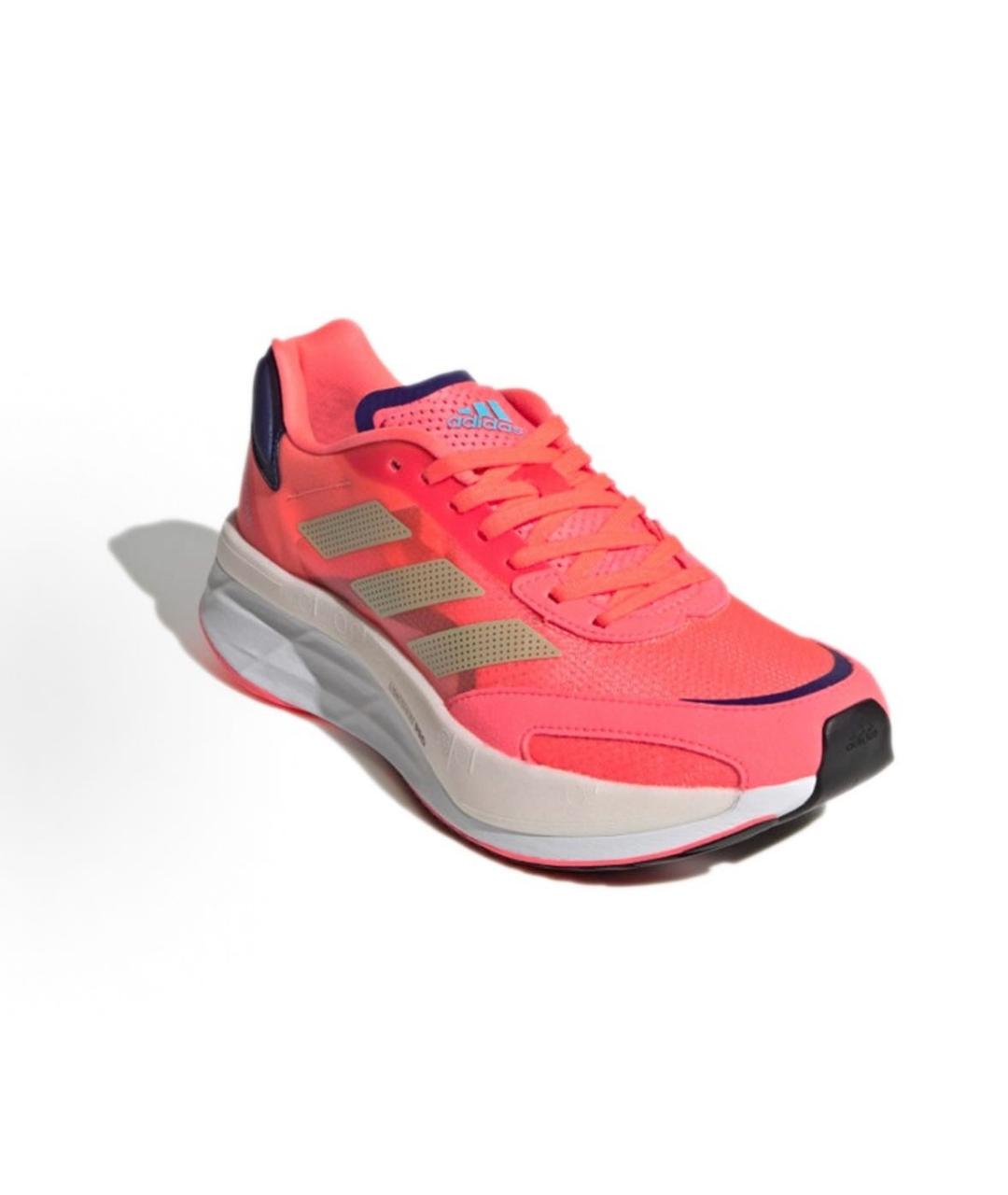 ADIDAS Красные текстильные кроссовки, фото 3