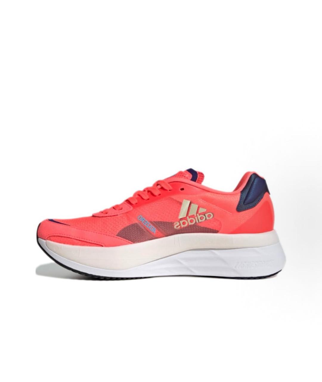 ADIDAS Красные текстильные кроссовки, фото 2