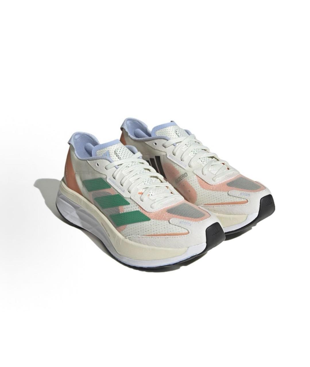 ADIDAS Бежевые текстильные кроссовки, фото 3