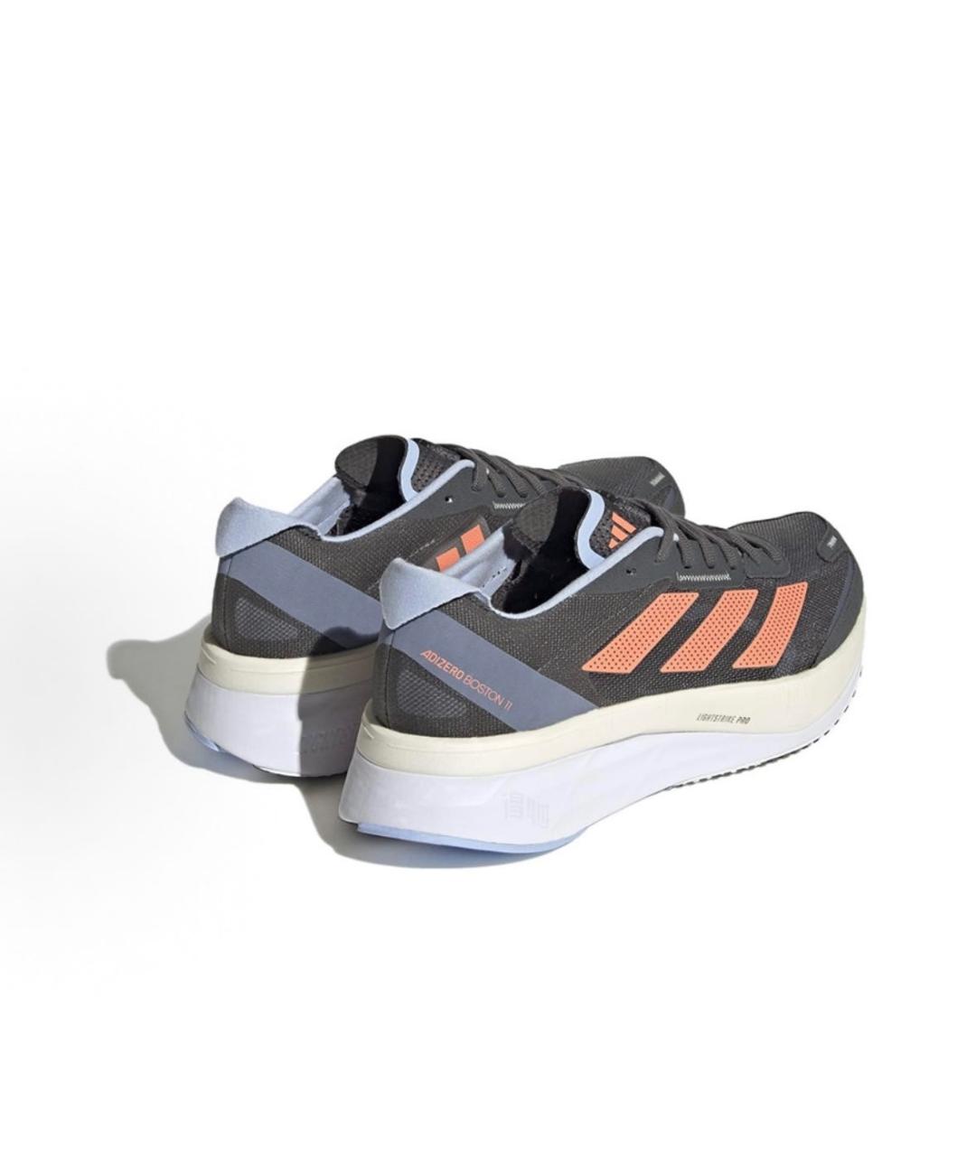 ADIDAS Антрацитовые текстильные кроссовки, фото 4