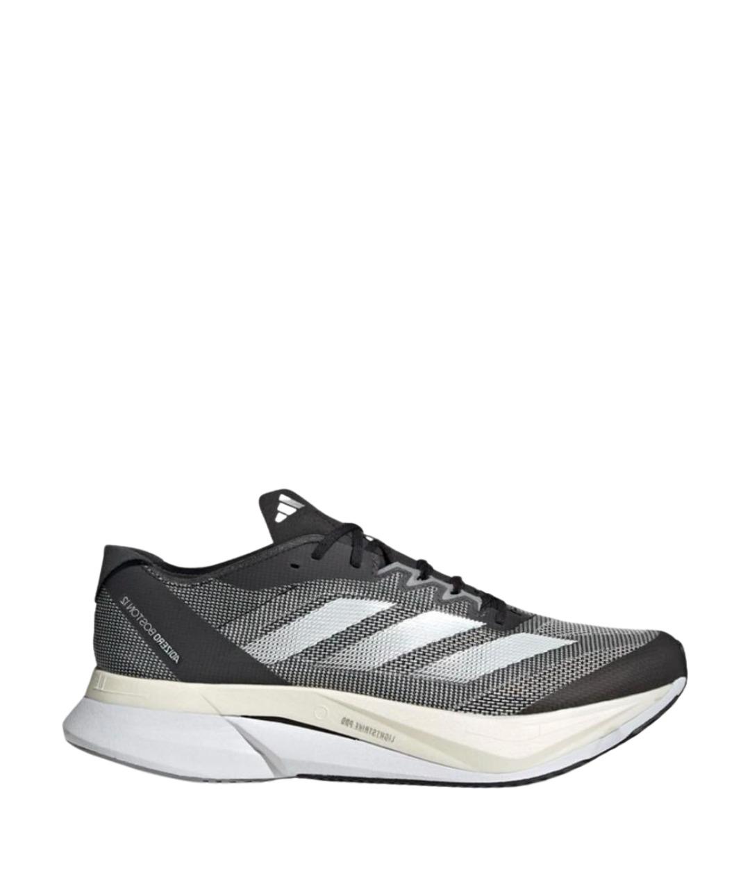 ADIDAS Черные текстильные кроссовки, фото 1