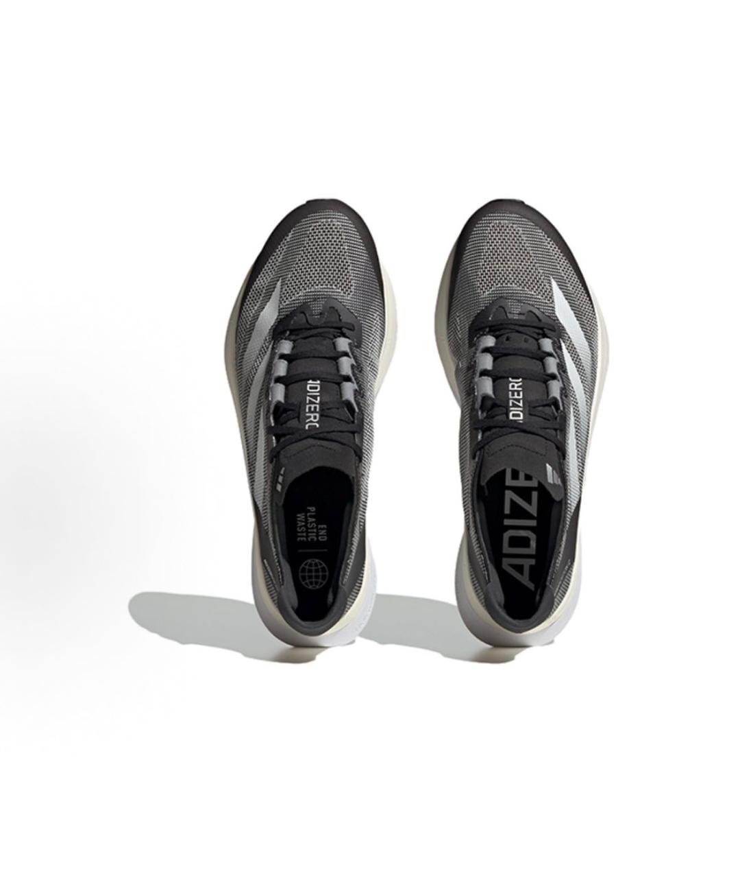 ADIDAS Черные текстильные кроссовки, фото 4