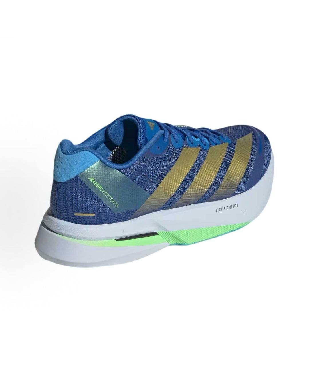 ADIDAS Синие текстильные кроссовки, фото 3