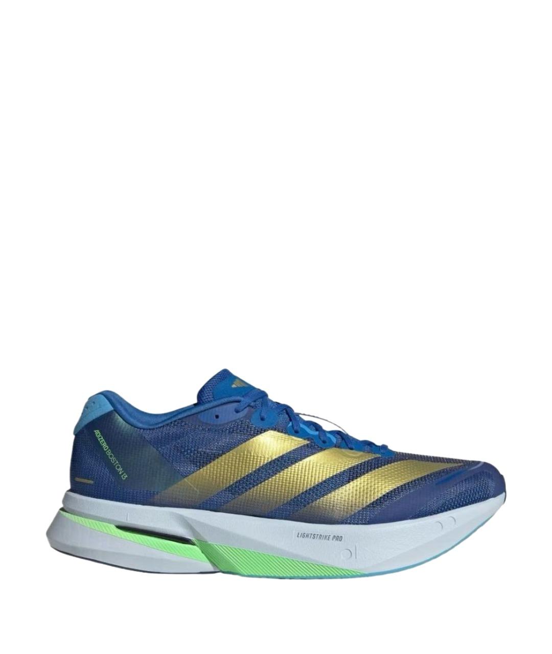 ADIDAS Синие текстильные кроссовки, фото 1