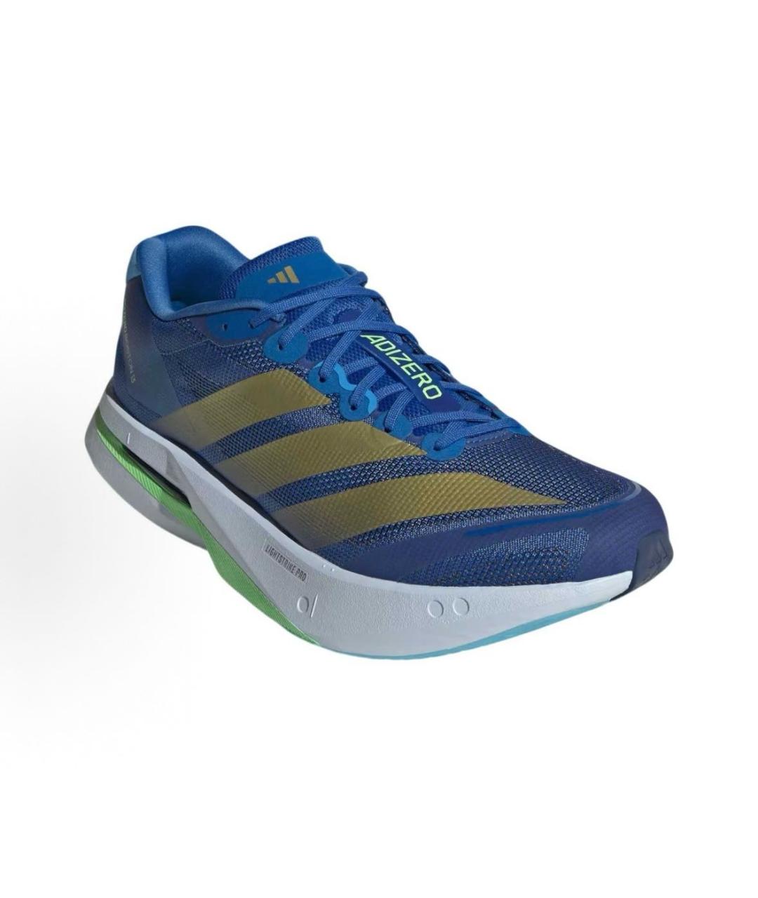 ADIDAS Синие текстильные кроссовки, фото 4