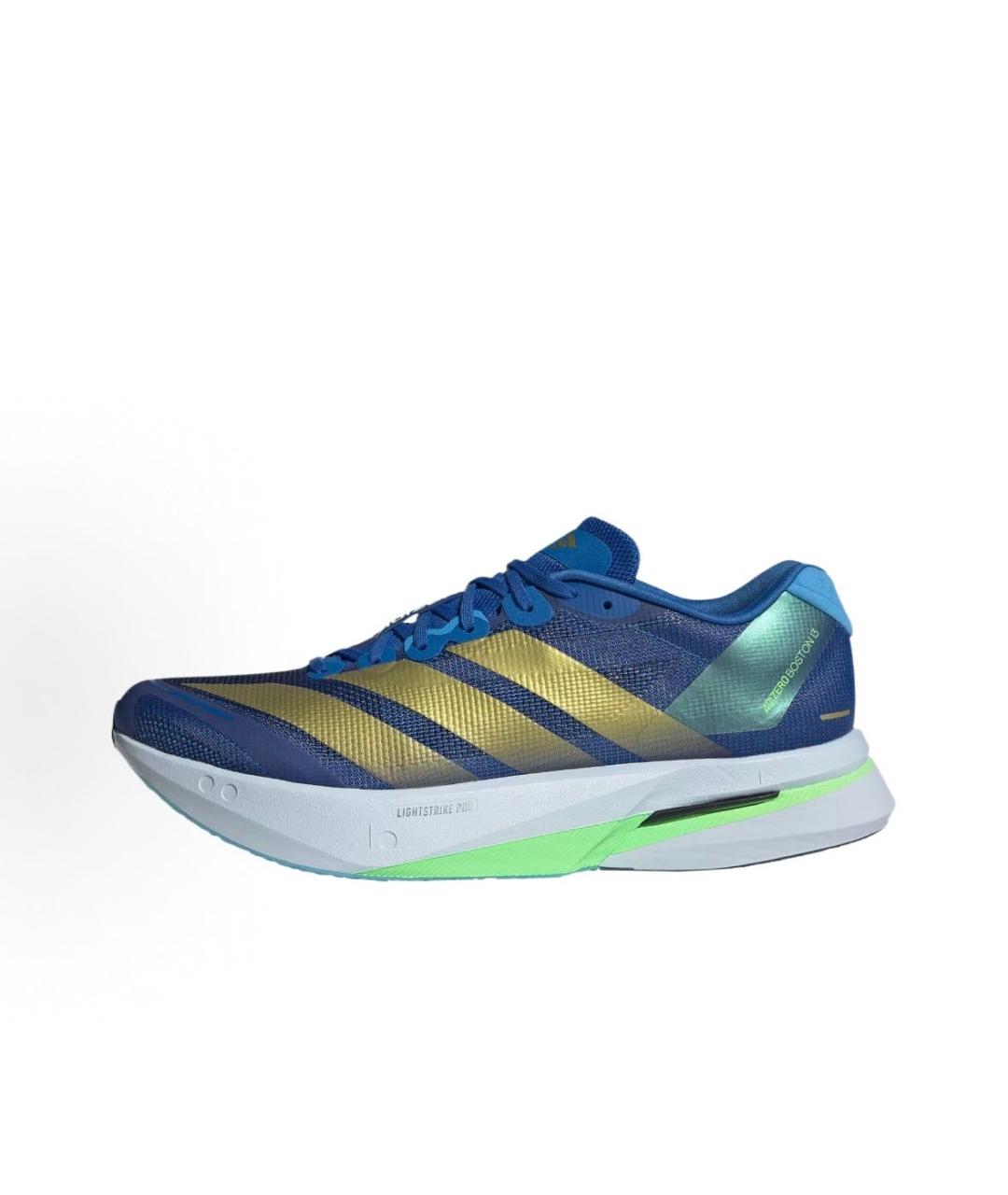 ADIDAS Синие текстильные кроссовки, фото 2