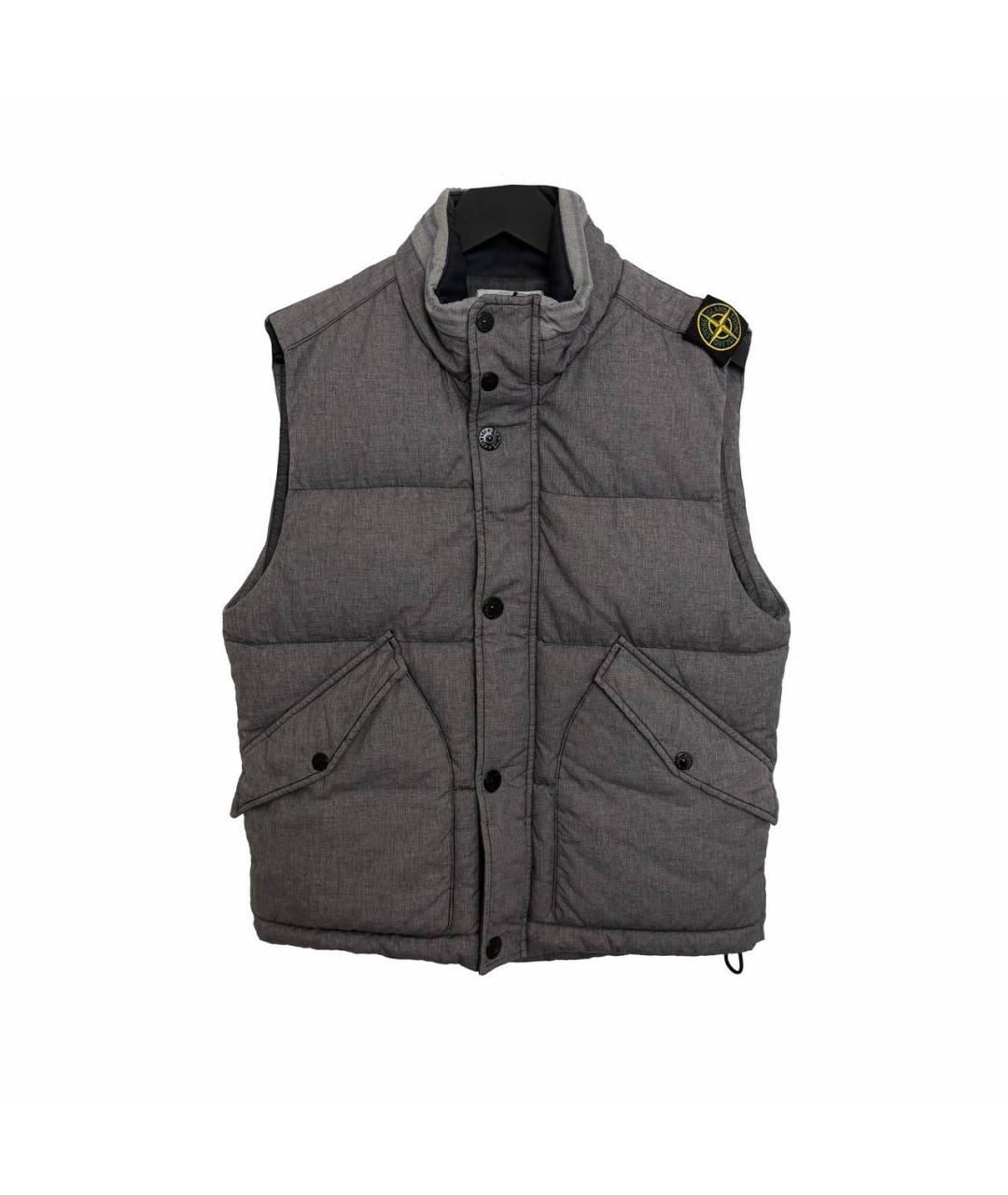 STONE ISLAND Серый жилет, фото 1