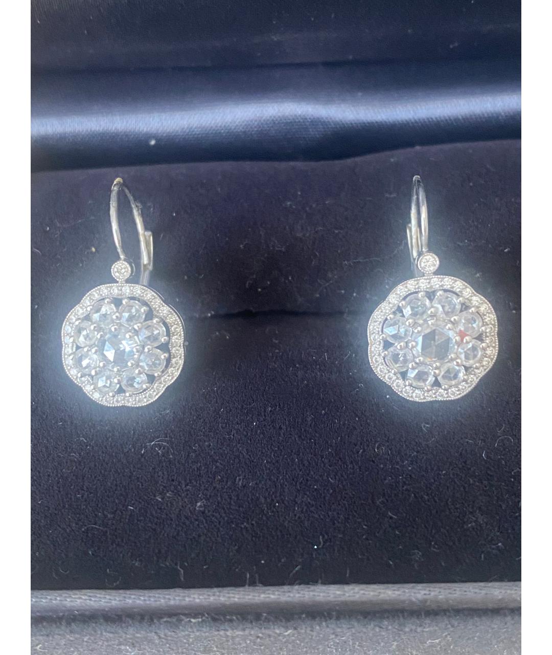 TIFFANY&CO Серебряные платиновые серьги, фото 2